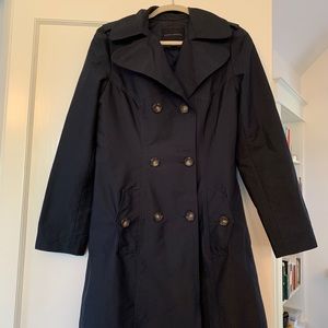 Classic navy trench coat, banana republic